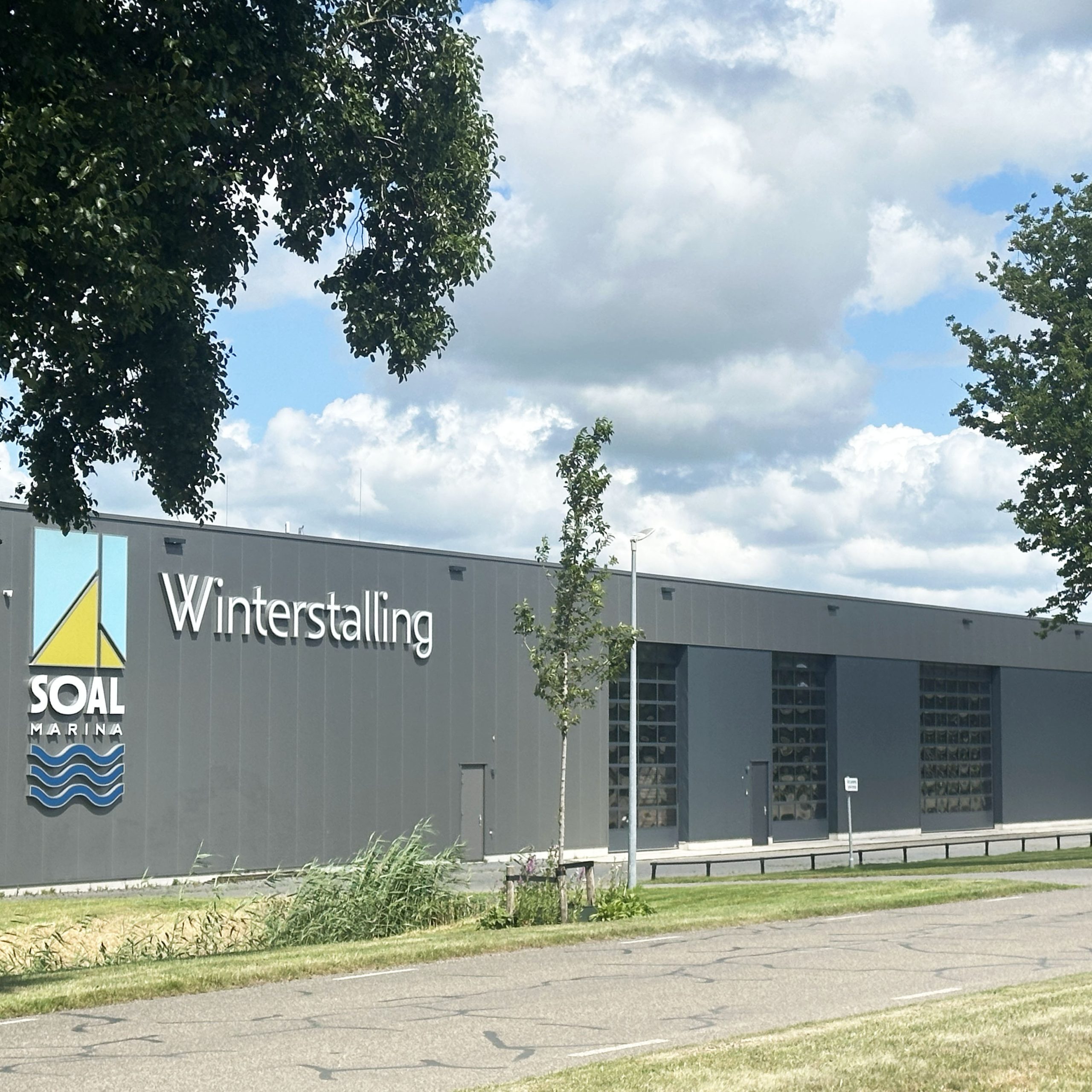 Winterstalling aanzicht